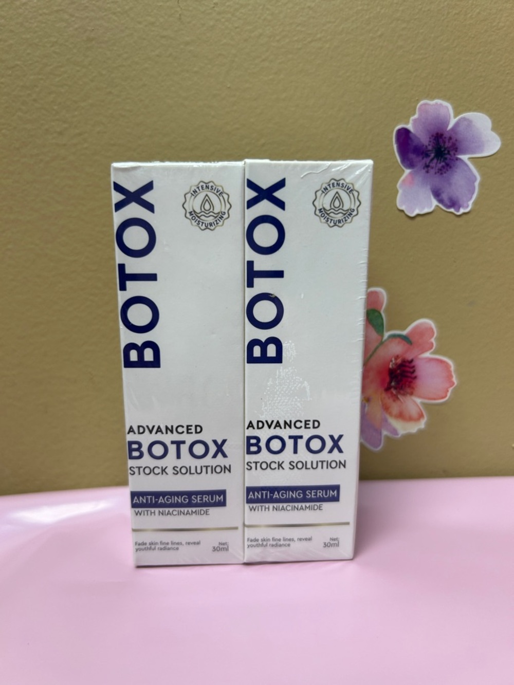 Advanced Botox Stock Solution Anti-Aging Serum with Niacinamide - 2-30 ml each